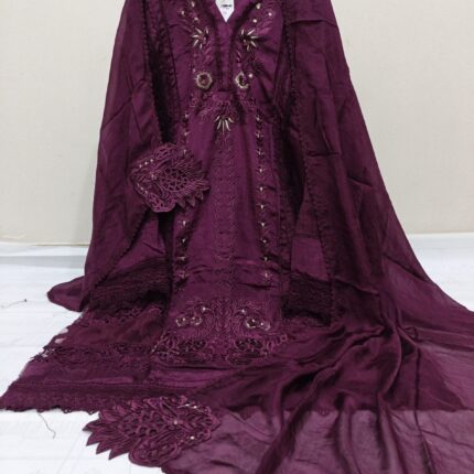 Russian Silk 3d Cutwork