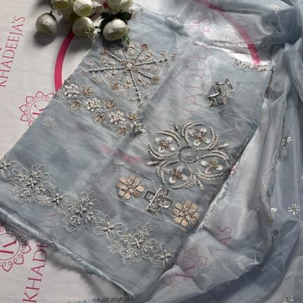 Powder Blue Handwork