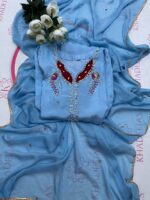 Mahveen 3 pc Unstitched - Image 9