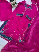 Mahveen 3 pc Unstitched - Image 16