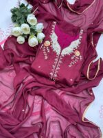 Mahveen 3 pc Unstitched - Image 18