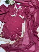 Mahveen 3 pc Unstitched - Image 21