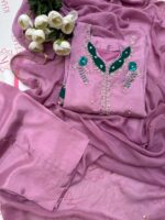 Mahveen 3 pc Unstitched - Image 22