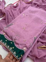 Mahveen 3 pc Unstitched - Image 24