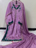 Mahveen 3 pc Unstitched - Image 42