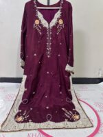 Mahveen 3 pc Unstitched - Image 49