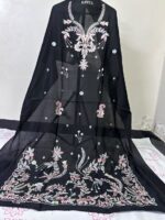 Embroidered Sheesha Silk 3-Piece Suit - Image 2